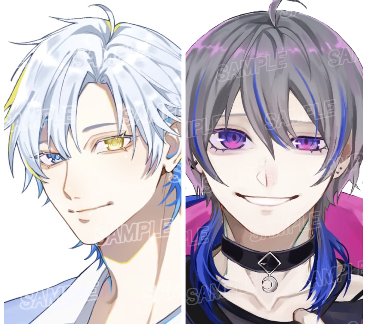 かっこいい男の子のイラストを作成します 厚塗りアニメ塗りで立ち絵・MV・サムネイルなど様々な用途に イメージ1