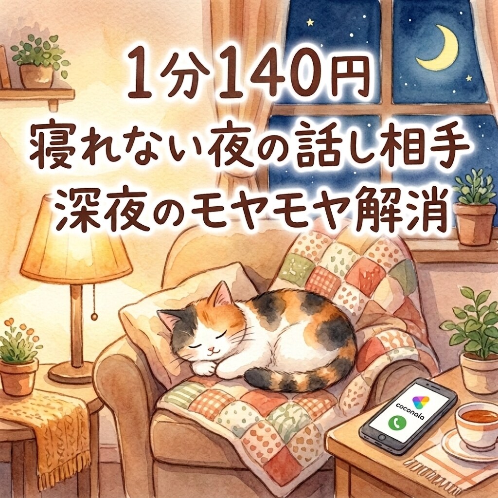 夜の不安や一人で抱え込んだお悩みに寄り添います 寂しい夜や心が折れそうな時、あなたの味方になって受け止めます イメージ3