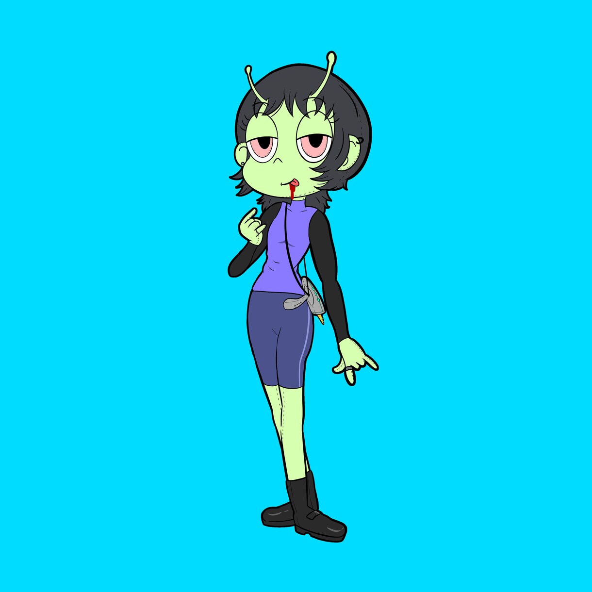 海外受けしそうなキャラクターをパターン化で描きます あなたのお気に入りのキャラクターを作り、世界に広めよう イメージ4