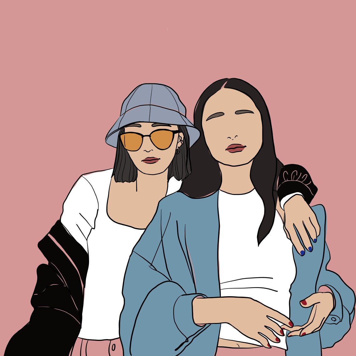 写真をもとにミニマルな絵を描きますます アイコンや、記念日のプレゼントにも イメージ4