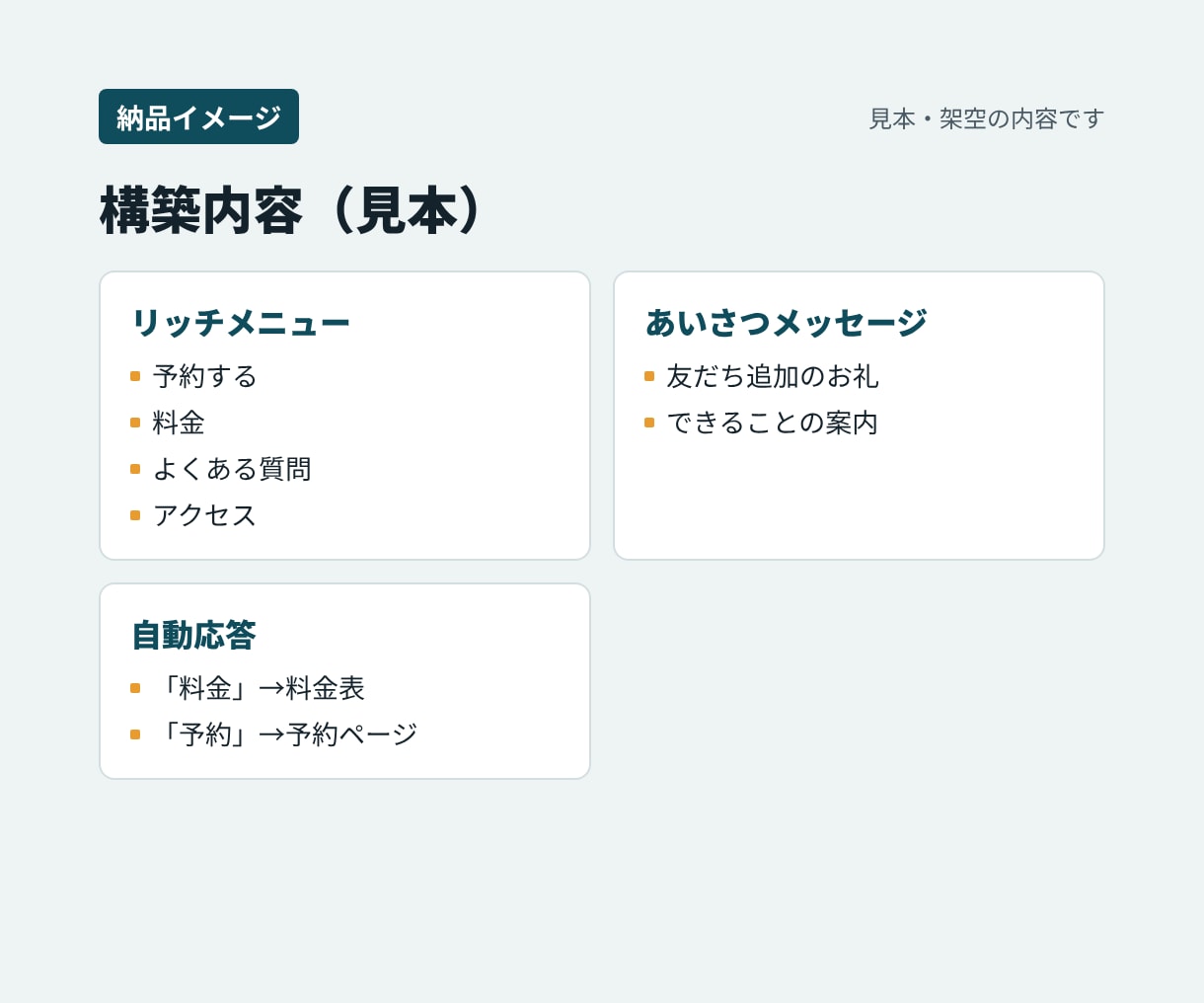 LINE公式アカウントを7日で初期構築します リッチメニュー・あいさつ・自動応答まで設定 イメージ2