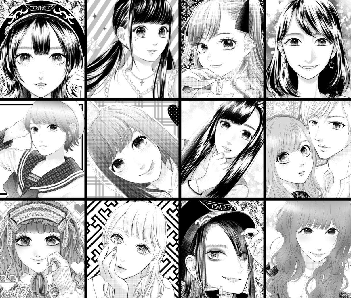 漫画コミックス表紙風のイラスト描きます ウェディングボード、プレゼント、フラスタに使用など！ イメージ6