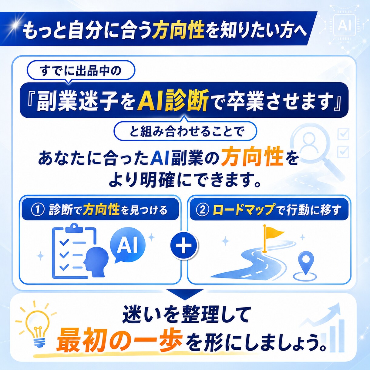 AI副業で最初の1円を作ります 迷子卒業！初収益までの道筋を具体化 イメージ9