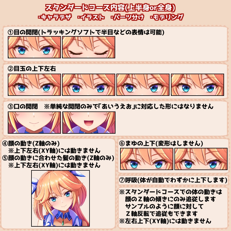 Vtuberのイラストからモデリングまで制作します 高品質Vtuberをイラストからモデリングまで一括おまかせ！ イメージ4