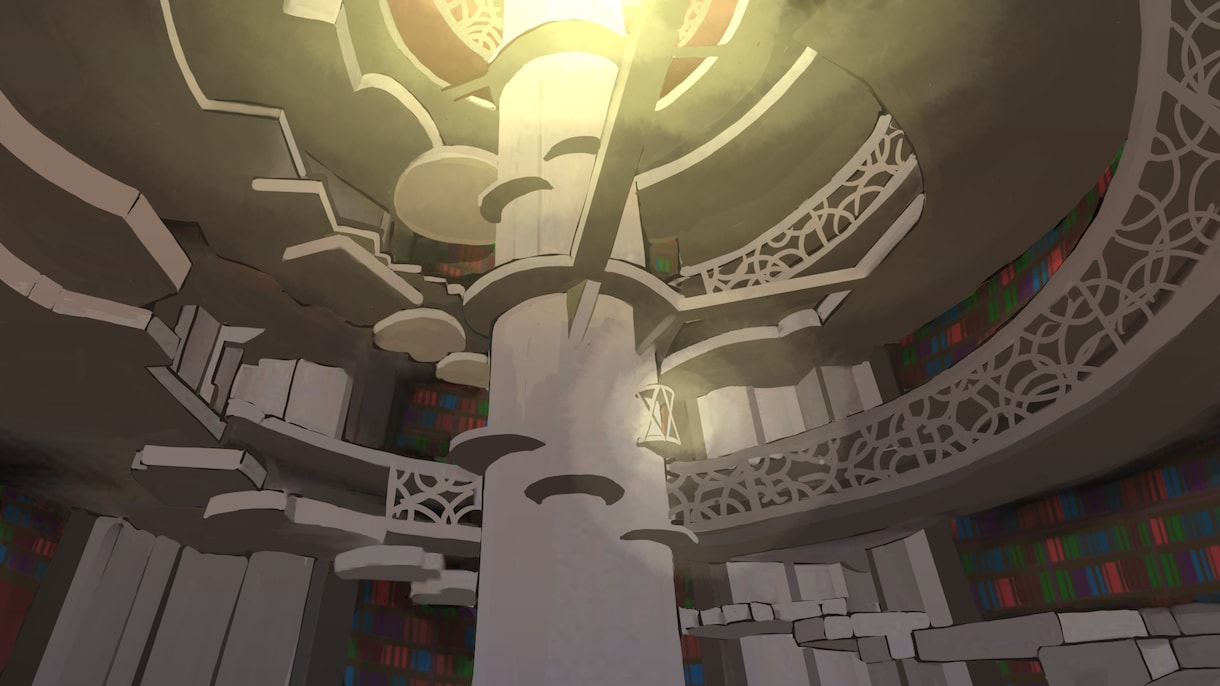 厚塗り風の背景画お描きします ／ゲームや動画などの背景などに使える背景 イメージ1