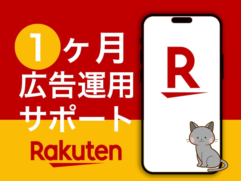 楽天市場広告 3種類 1ヵ月運用します 広告代理店出身者⭐︎1ヶ月間サポート付き イメージ1