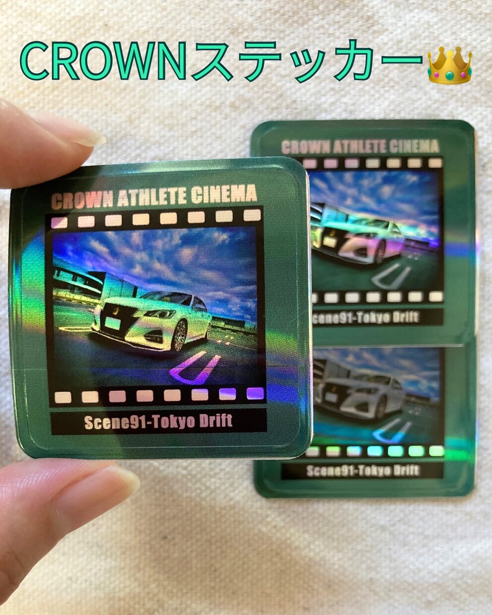 車好きの為のステッカーデザイン作成します デザインお任せもOK！使用したい写真をお送り下さい！ イメージ3