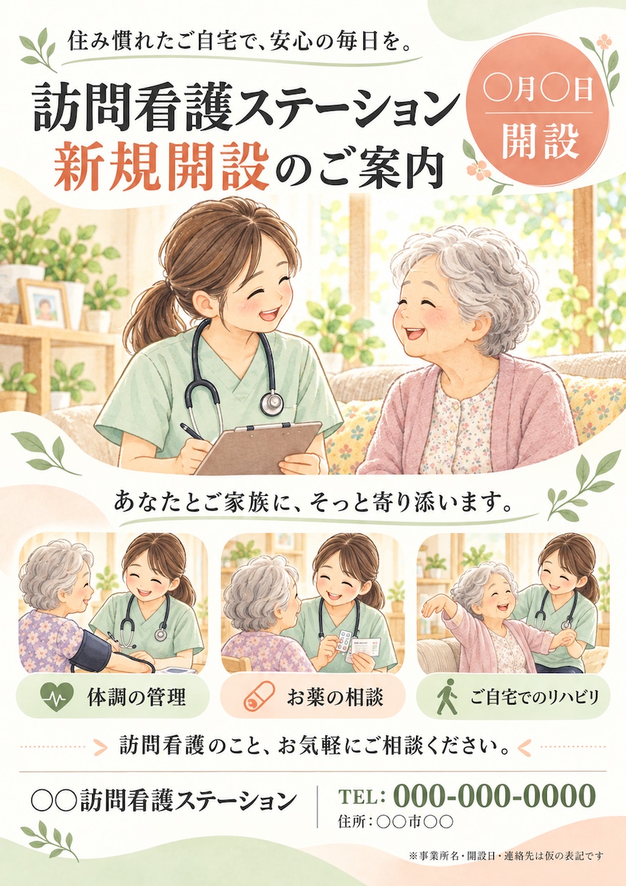 現役の訪問看護師が作ります 訪問看護ステーションの新規立ち上げ！集客に！ イメージ2