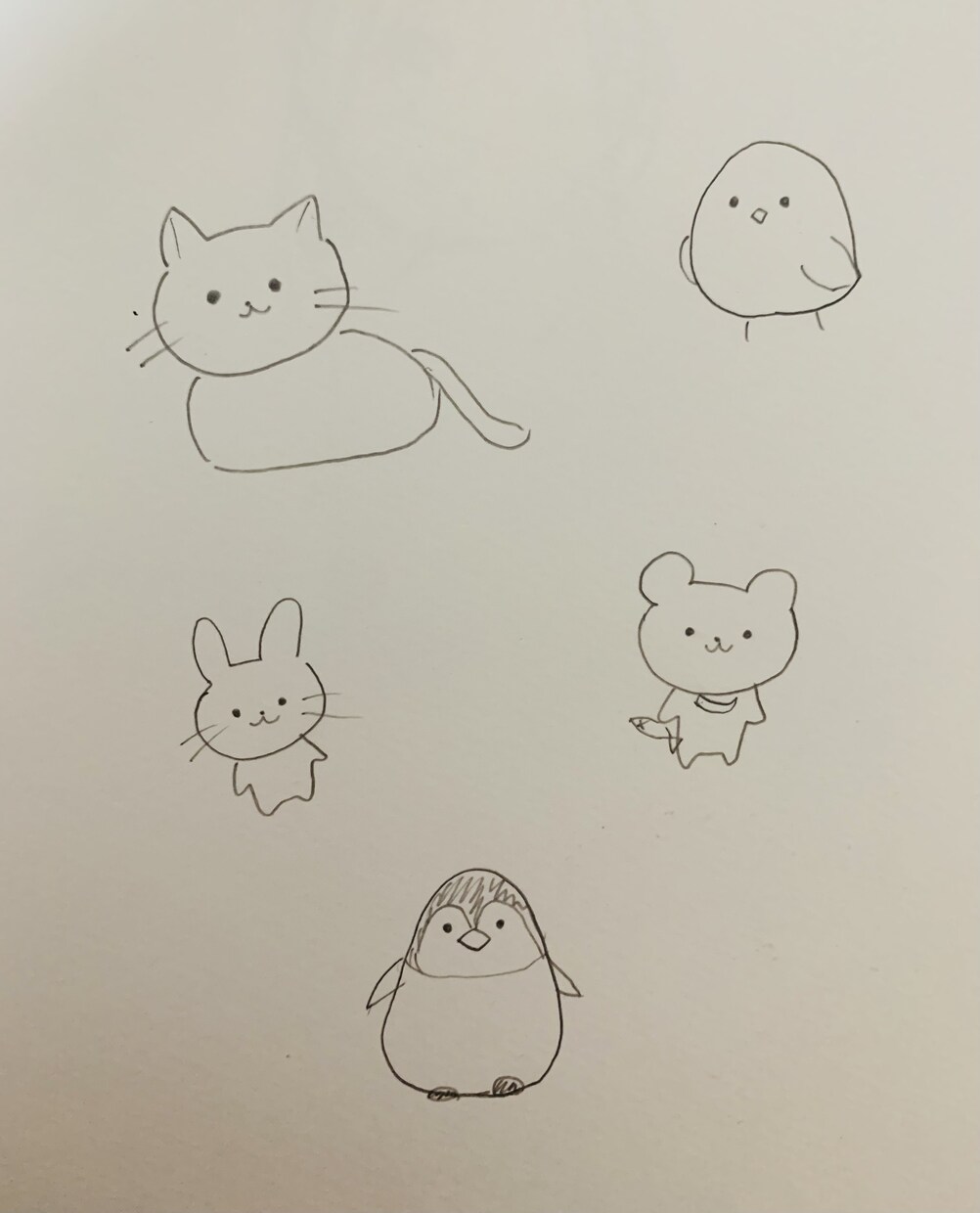 ゆるい動物のイラスト描きます くまやねこなどの動物をゆるーいイラストにしてご提供します。 イメージ6