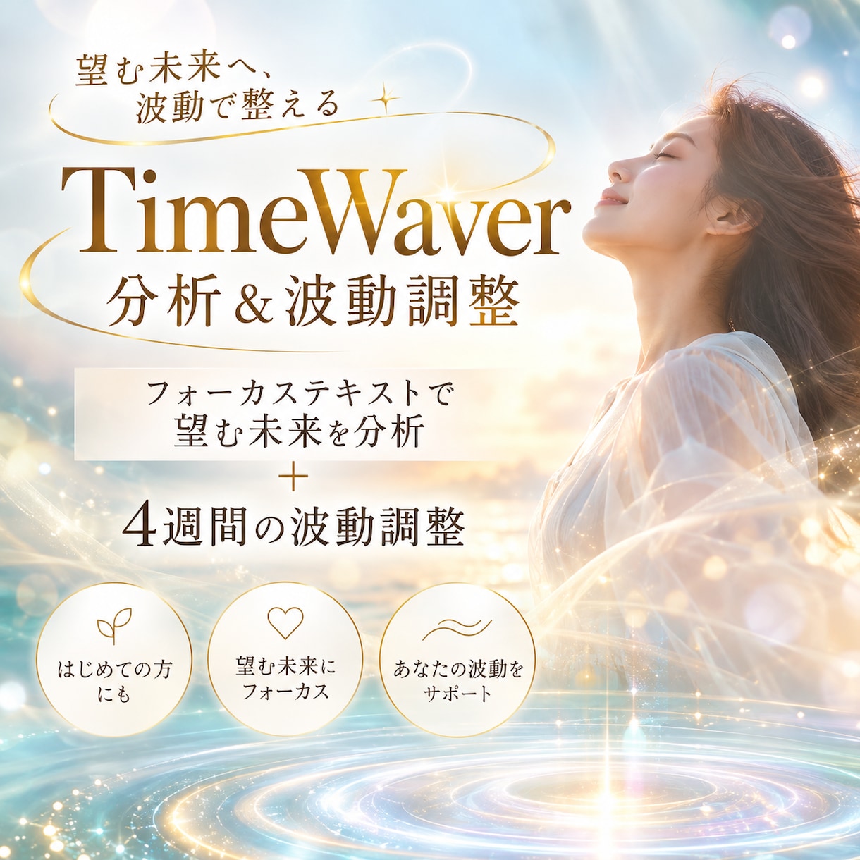 タイムウェーバーで望む未来を分析・調整します 分析＆調整＋4週間の波動調整を体験してみませんか？ イメージ1