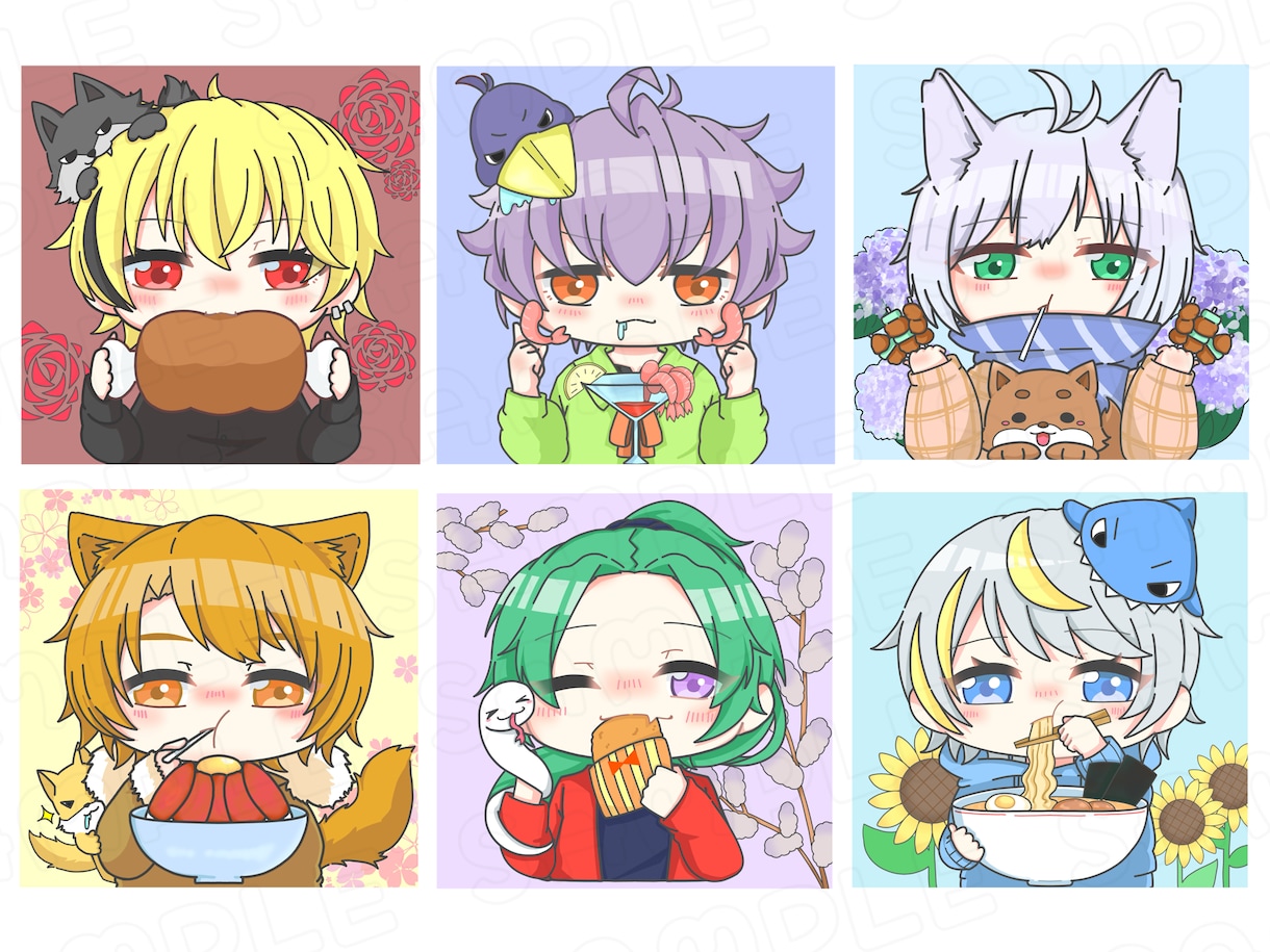 あなたのためのイラスト描きます かわいいキャラクターを御提供します イメージ2