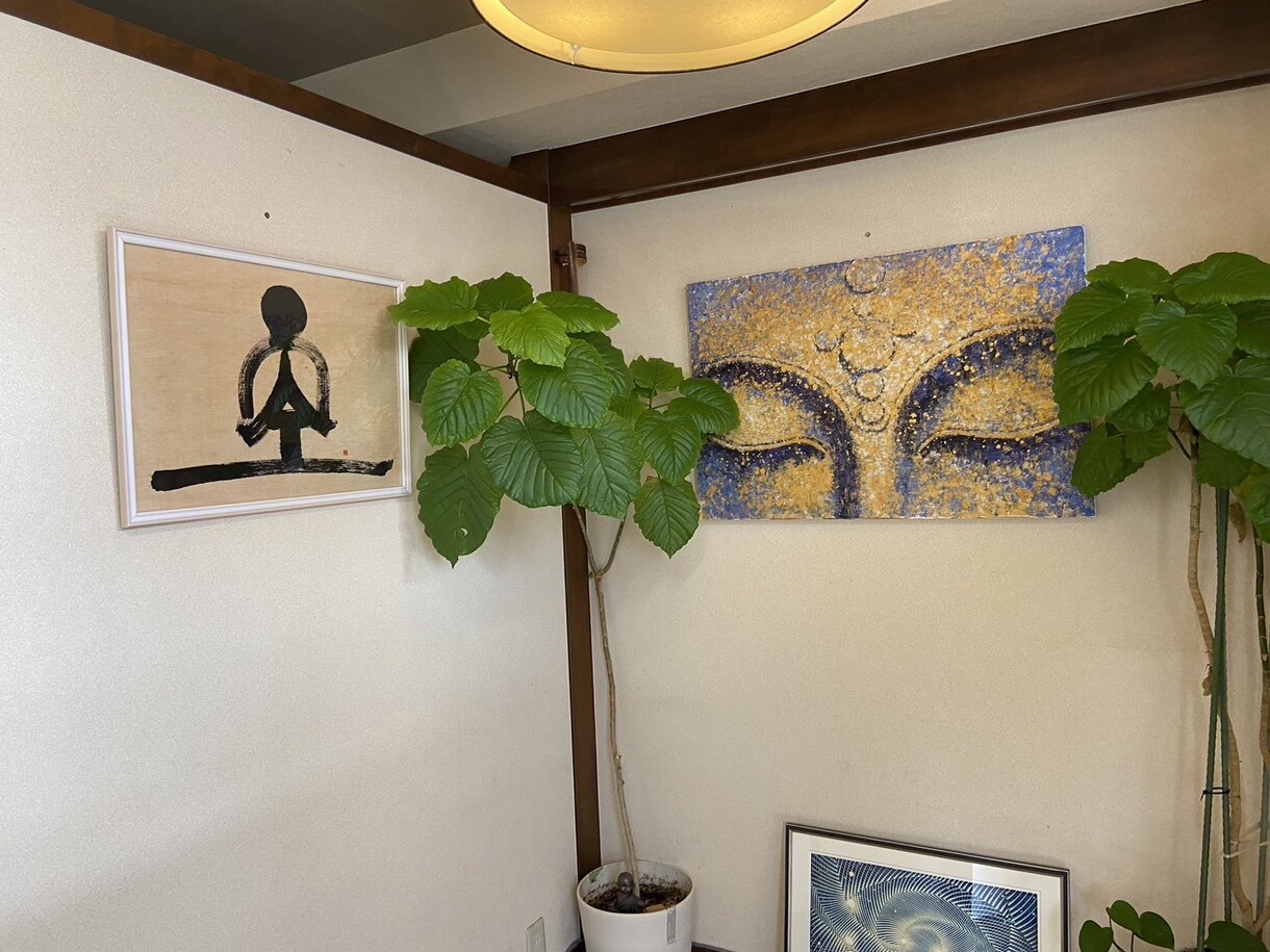 静かな海を描く油絵　一点ものになります 穏やかな海の色が心を静かに包みます イメージ3