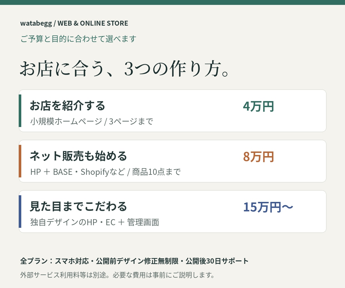 ブランドに合う独自デザインの通販サイトを作ります ホームページ・決済・商品管理まで。維持費も考えて設計 イメージ2