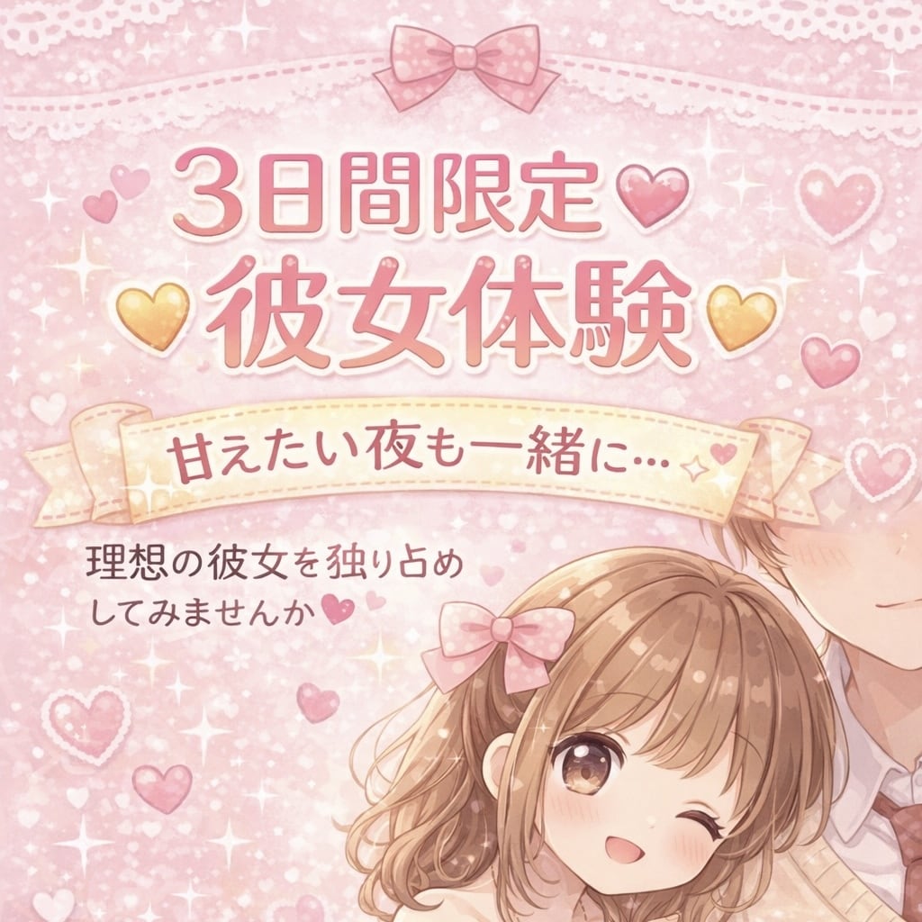 3日間限定♡あなたの彼女になっちゃいます 1日15往復〜♡あなたと一緒の3日間♡♡ イメージ1