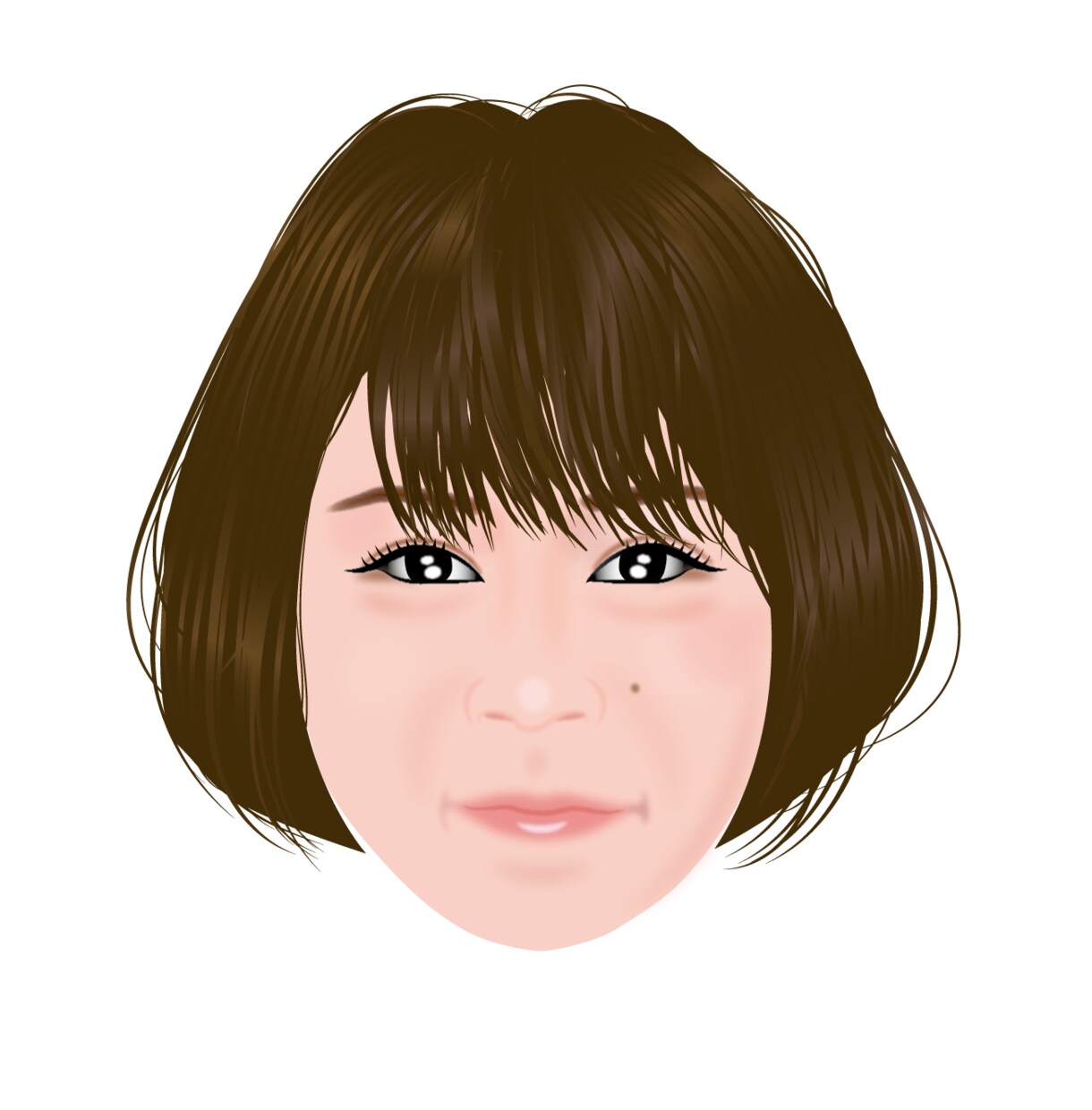 プチ整形とヘアチェンジした可愛いあなたを描きます より可愛くなった新しいあなたの発見 イメージ3