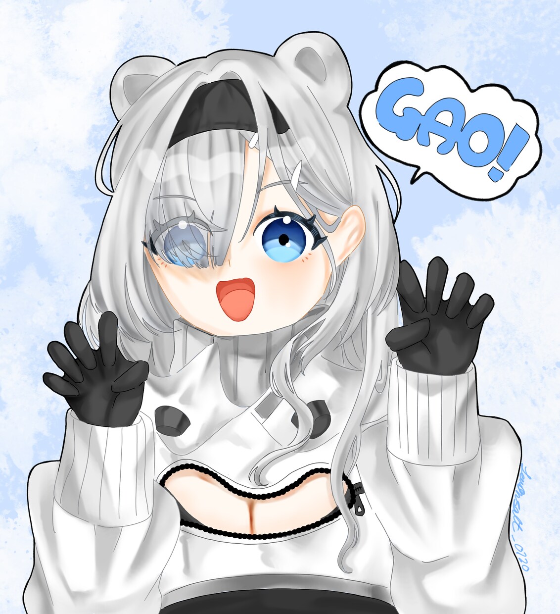 ポップでかわいい女の子描きます 鮮やかで可愛いイラストをご希望の方に思い描く形で提供します イメージ9