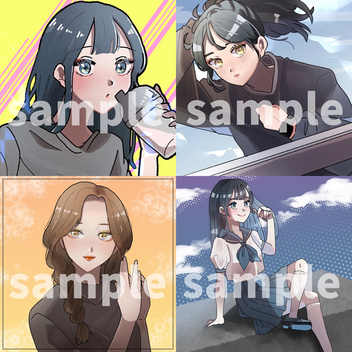 自分だけの素敵なイラスト描きます アイコンやプレゼントなどにいかがですか？❤︎ イメージ3