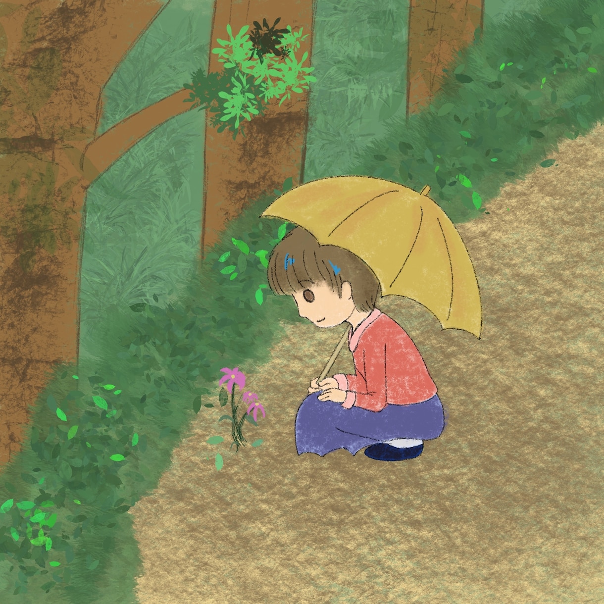 色鉛筆で描いたようなイラストを描きます 挿し絵やアイコンなどにふんわりイラストを作成します イメージ4
