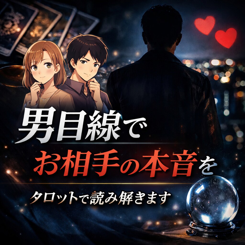 曖昧な関係の行方をタロットで読み解きます 曖昧な関係に、はっきりした答えを！！ イメージ1