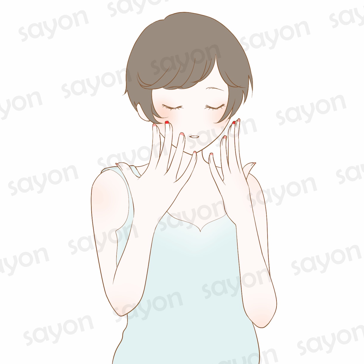 イラスト多数/完成品のイラスト素材を販売しています シンプル・おしゃれ・ビューティー・オフィス向けにも イメージ3