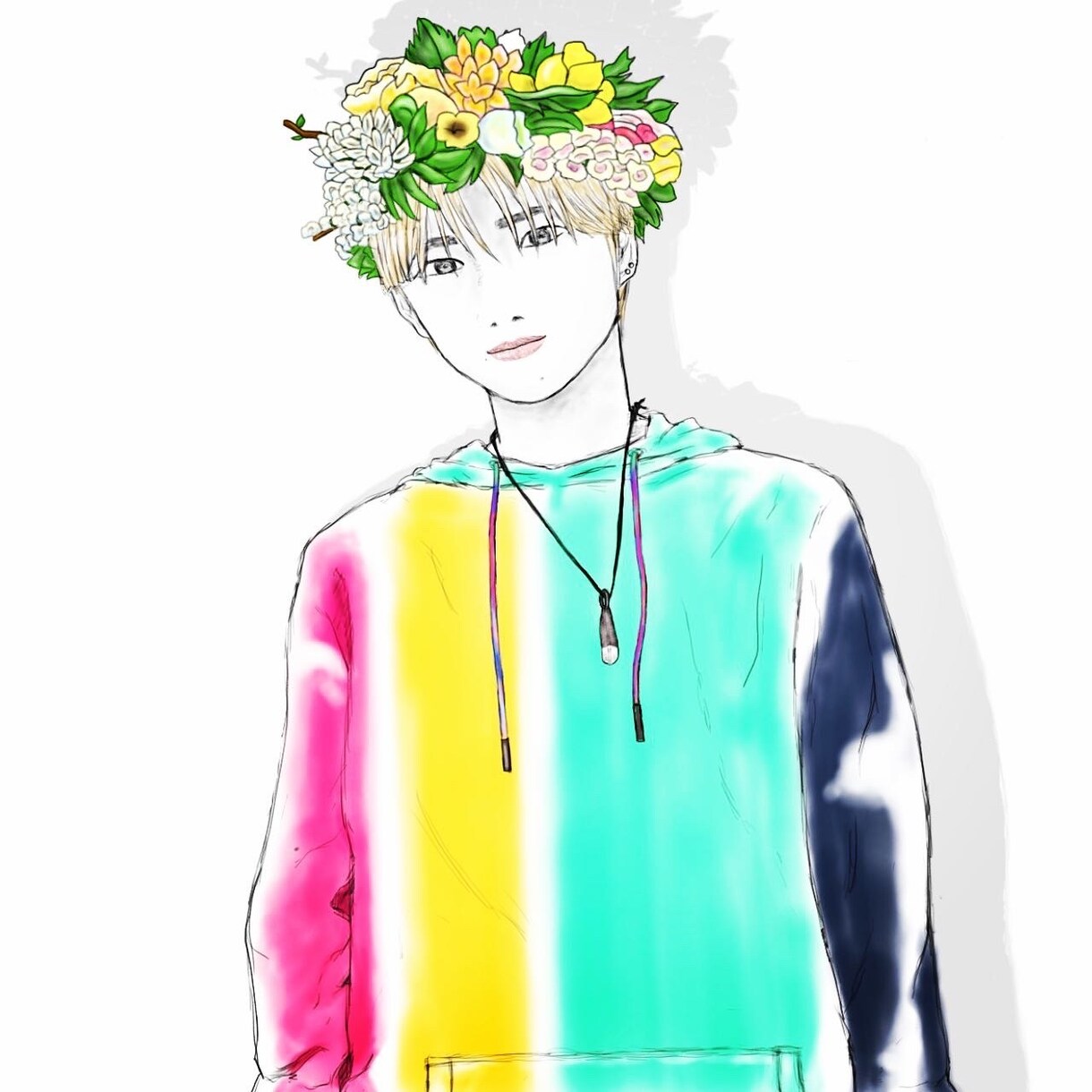 アイコン用や似顔絵などオリジナルイラスト描きます SNS用のアイコンや似顔絵などを迅速に描きます。 イメージ3