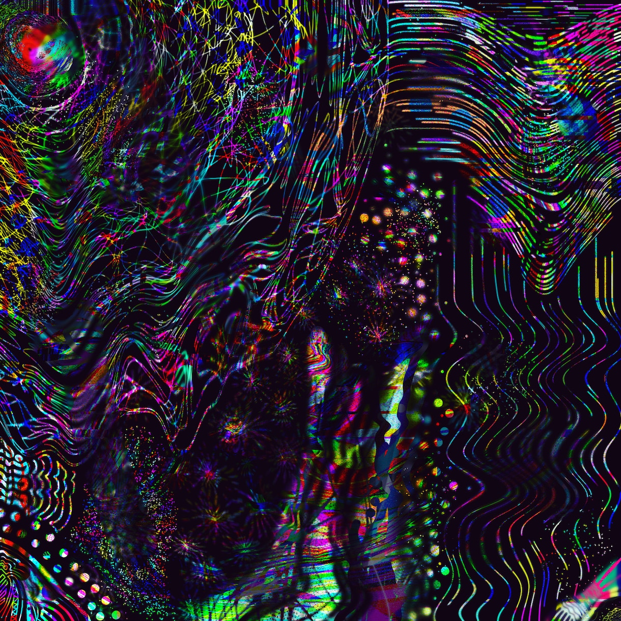 カオスでサイケな絵をあげます カオスでサイケデリックなアート。 イメージ5