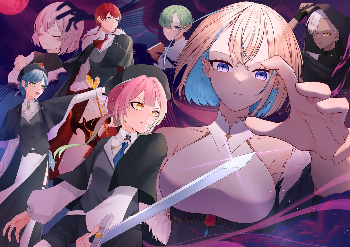 アイコン・立ち絵・一枚絵など制作いたします ご希望に合わせたイラストを制作します！ イメージ5
