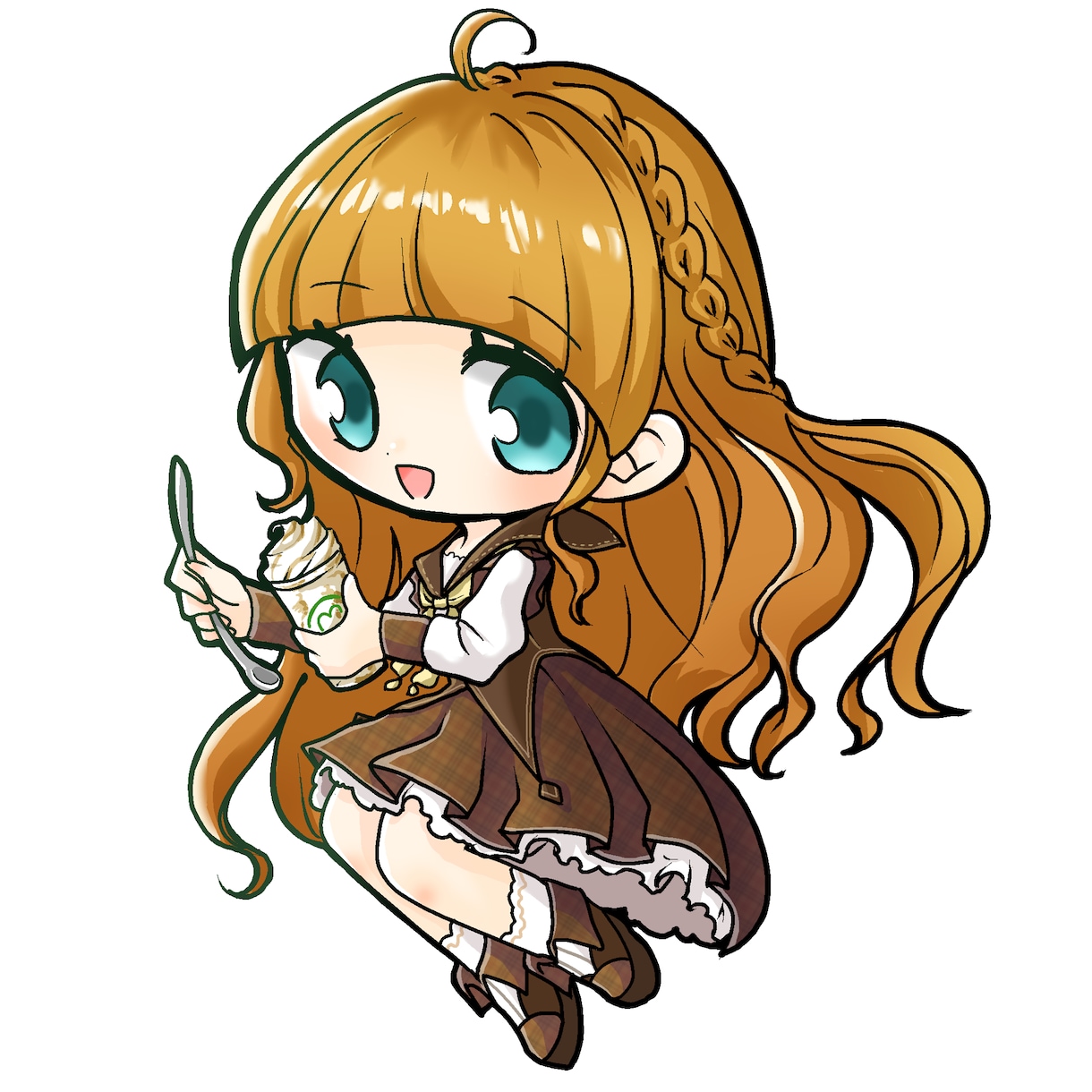 全身イラスト！かわいいデフォルメキャラ制作します プロのタッチで、萌えっと可愛いミニキャラを。 イメージ1