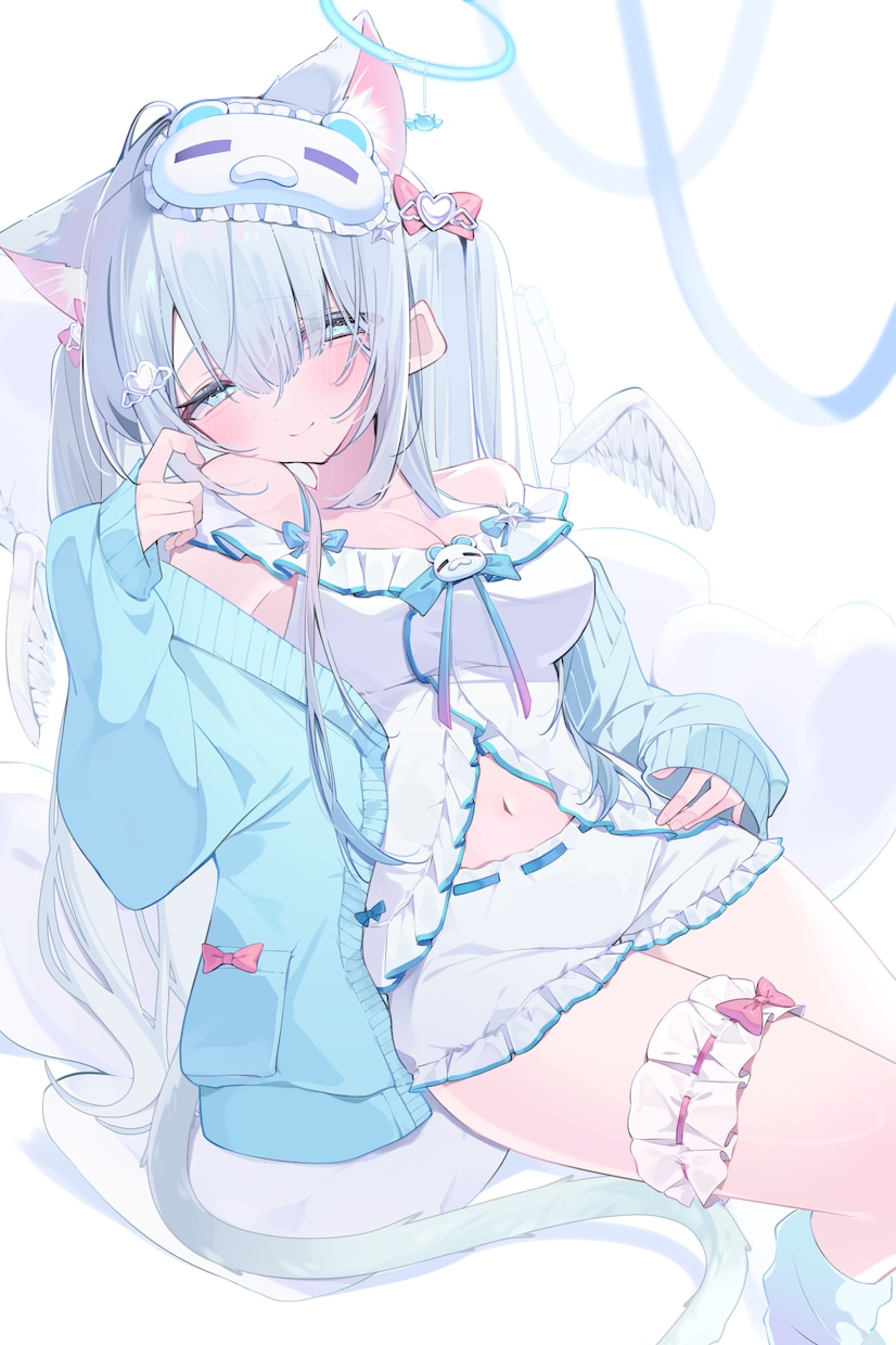 可愛い×アンニュイな雰囲気の一枚絵を制作いたします 可愛い×儚い、印象に残る一枚を丁寧に制作します イメージ4