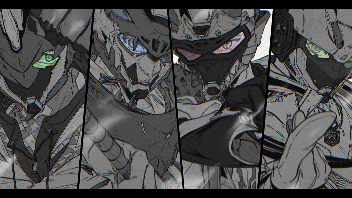 一枚絵制作承ります 光や風といった自然現象の表現を重視しております。 イメージ6
