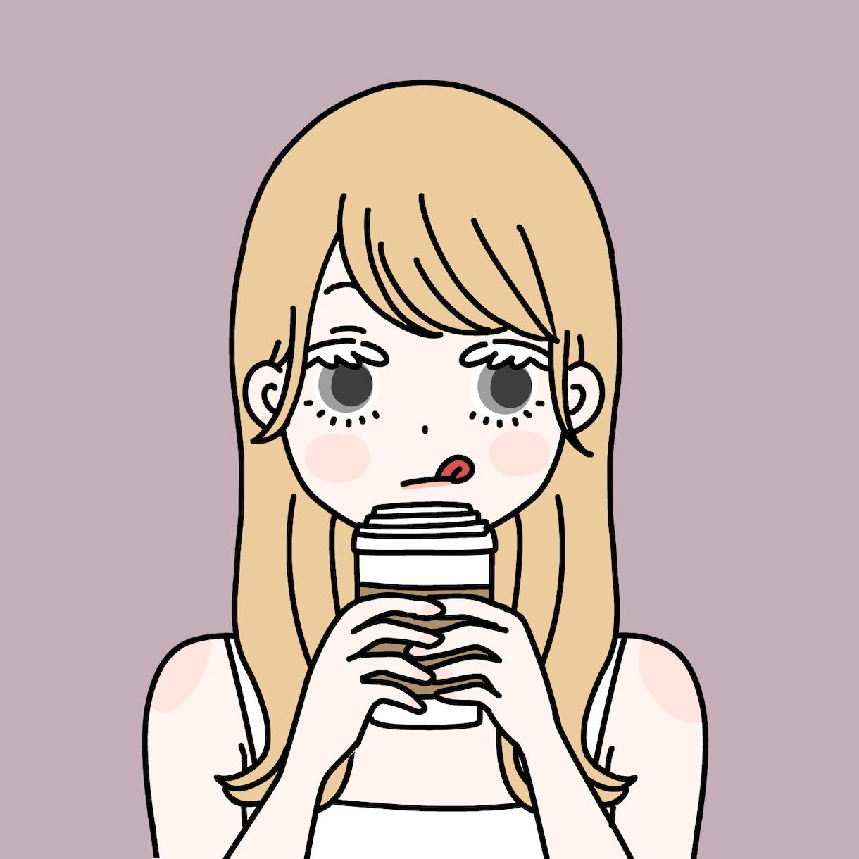 お目目ぱっちりな個性的なアイコン描きます 個性的なキャラクターアイコンはいかがですか？ イメージ7