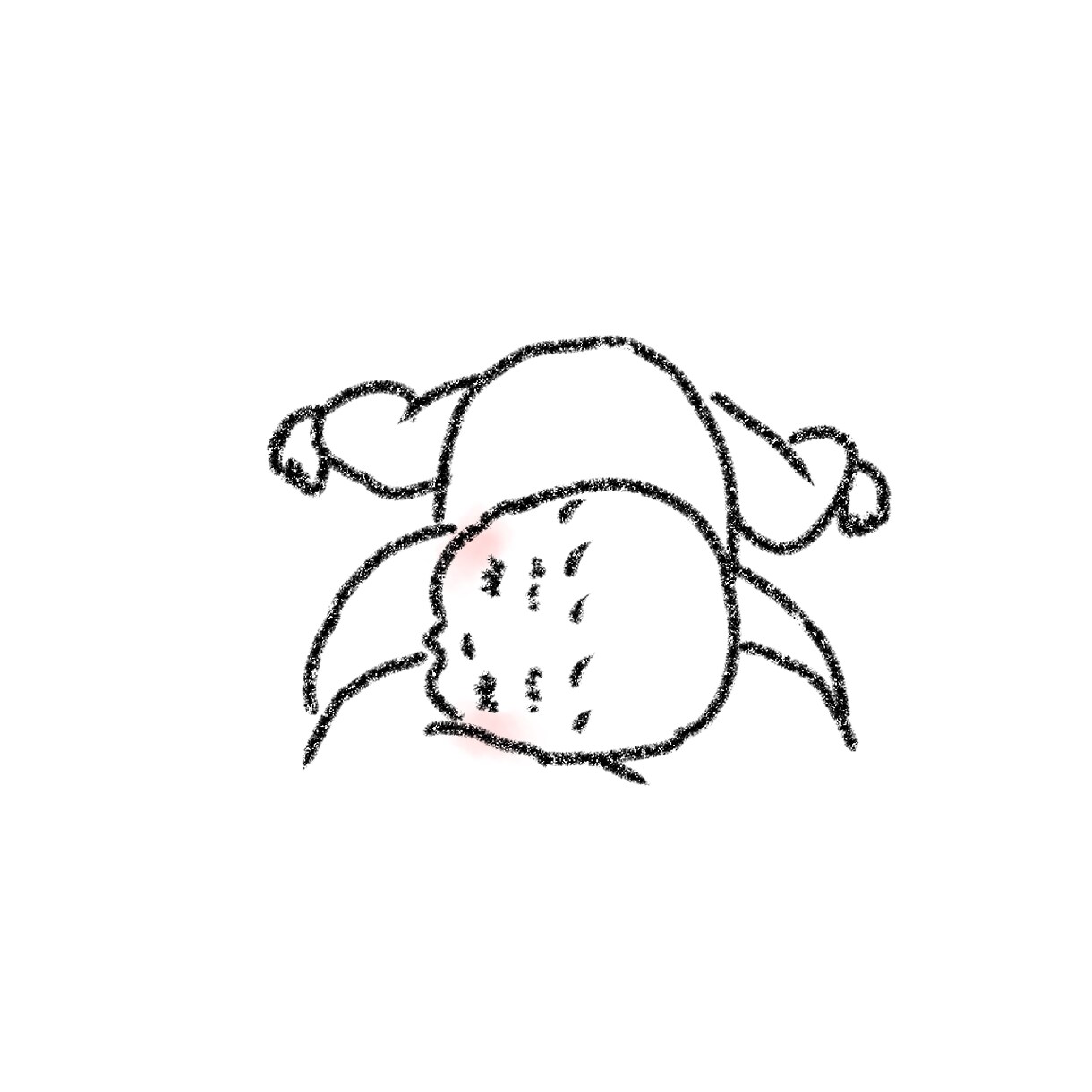白黒◎お子さまイラスト描きます Xで掲載しているテイストです♪SNSアイコン、記念品に！ イメージ2