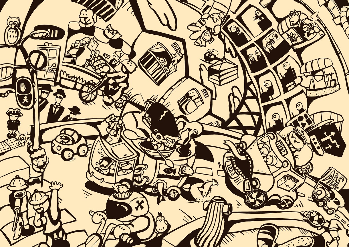 愉快なイラスト、4コマ漫画お描きします デフォルメ系、やる系など楽しい作品を安く請け負います！ イメージ6