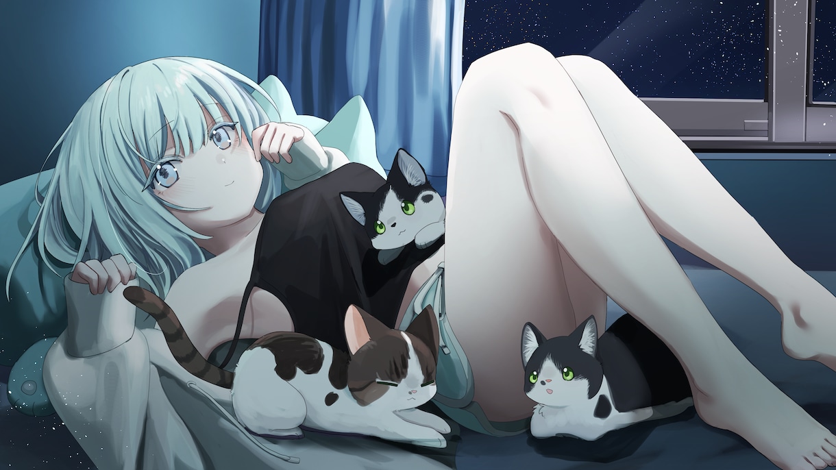 可愛いイラスト全般の制作いたします アイコンや立ち絵から1枚絵まで対応いたします！ イメージ6