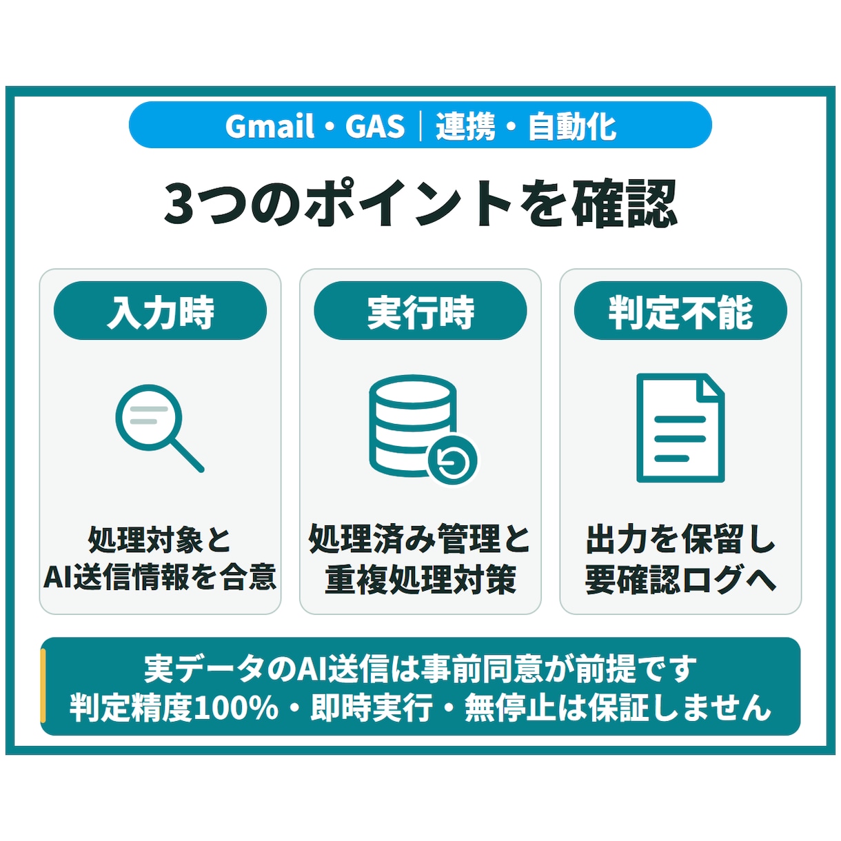 Gmail・PDF処理をGASで自動化します 受信内容の分類・転記を、確認しながら自動化 イメージ6