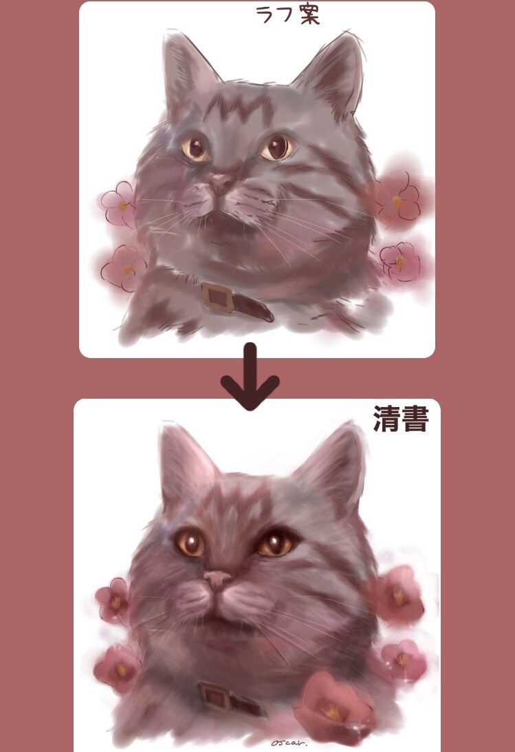 あなたのペットに色彩の魔法をかけます 写真では表現できない絵画ならではの魅力を盛り込みました！ イメージ2