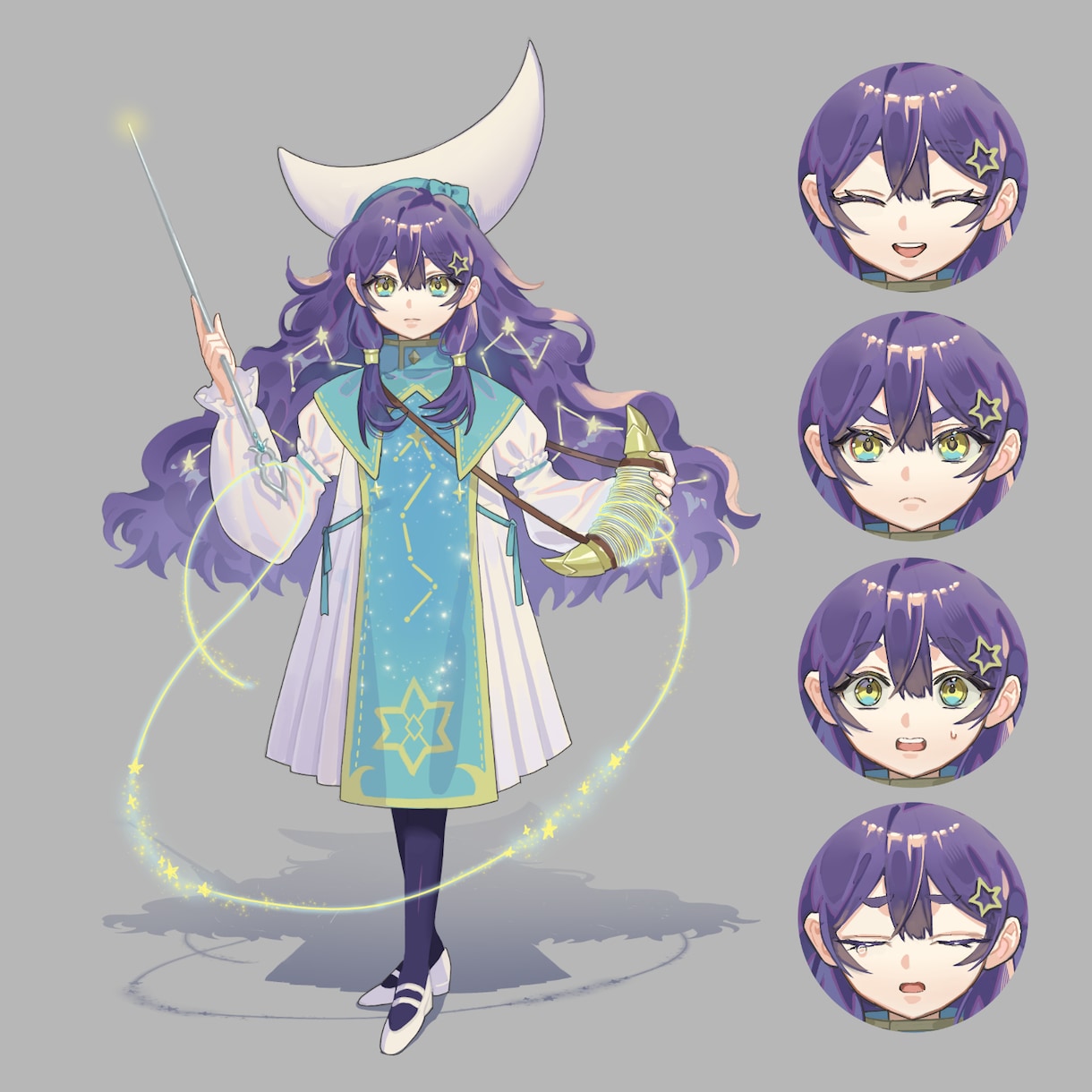 キャラクターイラスト制作します SNSアイコン、立ち絵、一枚絵など イメージ2
