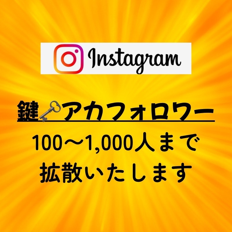 Instagram鍵アカフォロワー増加を支援します 初回特典付き/非公開アカウントのフォロワーを自然増加します イメージ2