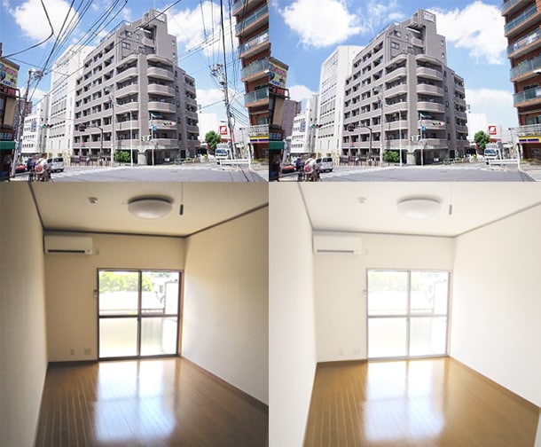建物の外観、内観などの写真を修正いたします クオリティ重視でご満足行くまで何度でも修正・加工いたします。 イメージ6