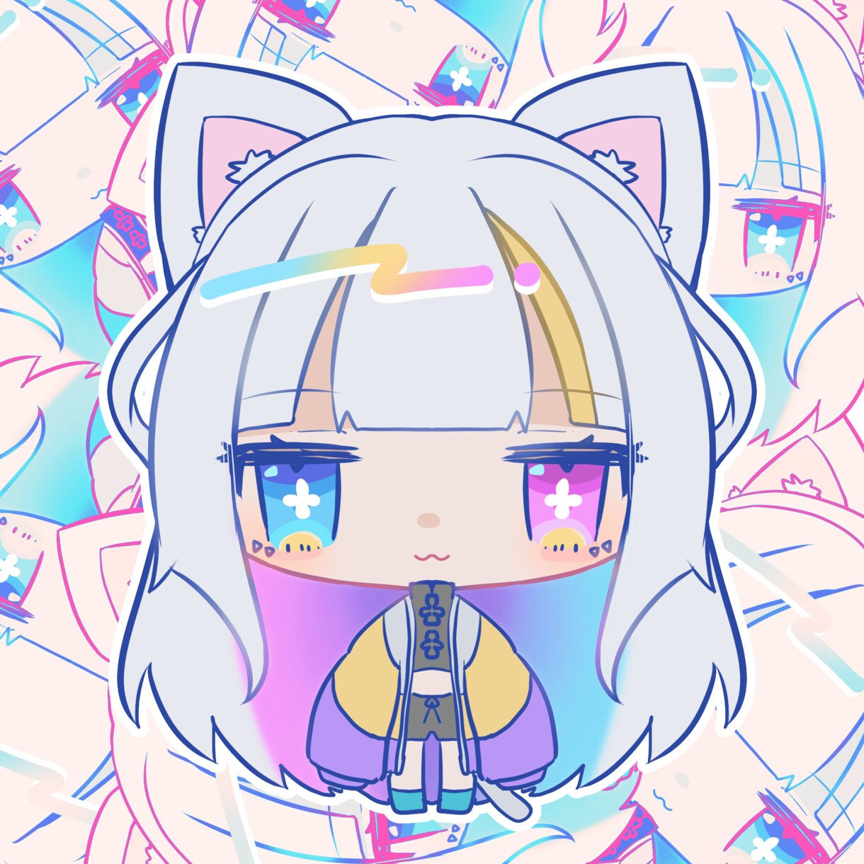 SDイラスト描きます パステルカラーが得意です！グッズなどにぜひ！ イメージ1