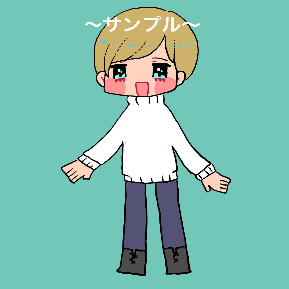 ゆる可愛い絵描きます 日常系ブログのアイコンや解説サイトのアイコンなどに！ イメージ4