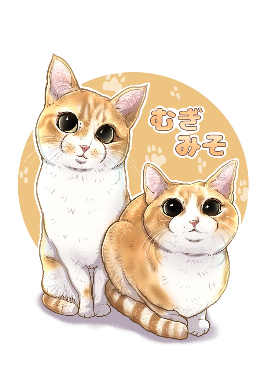 ワンランク上のペット似顔絵お描きします インテリアとしてご自宅用、プレゼントにもオススメです イメージ2