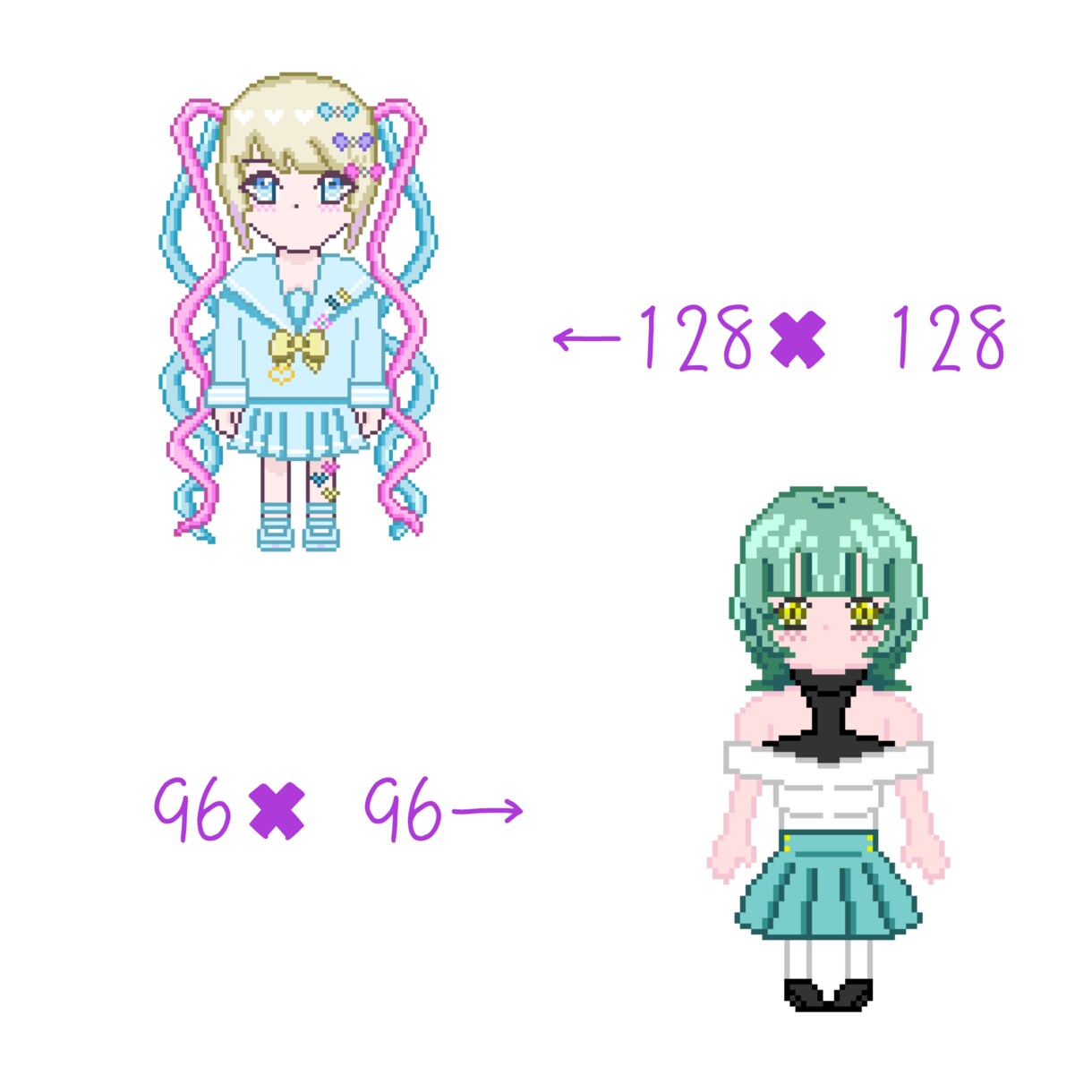 ドット絵描きます リーズナブルな価格でドット絵を制作致します。 イメージ3