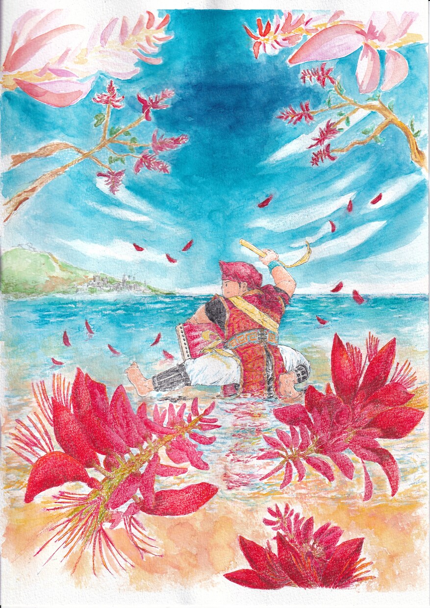 沖縄の風景をお描きします 沖縄の風景と人物をモチーフにします。 イメージ2