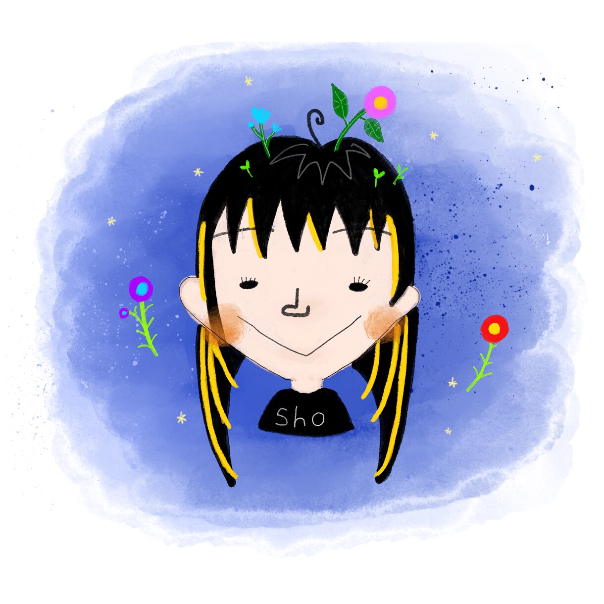 個性的で華やかな似顔絵を描きます どんな人にも幸せの花を咲かせたハッピーな似顔絵描きます！ イメージ8