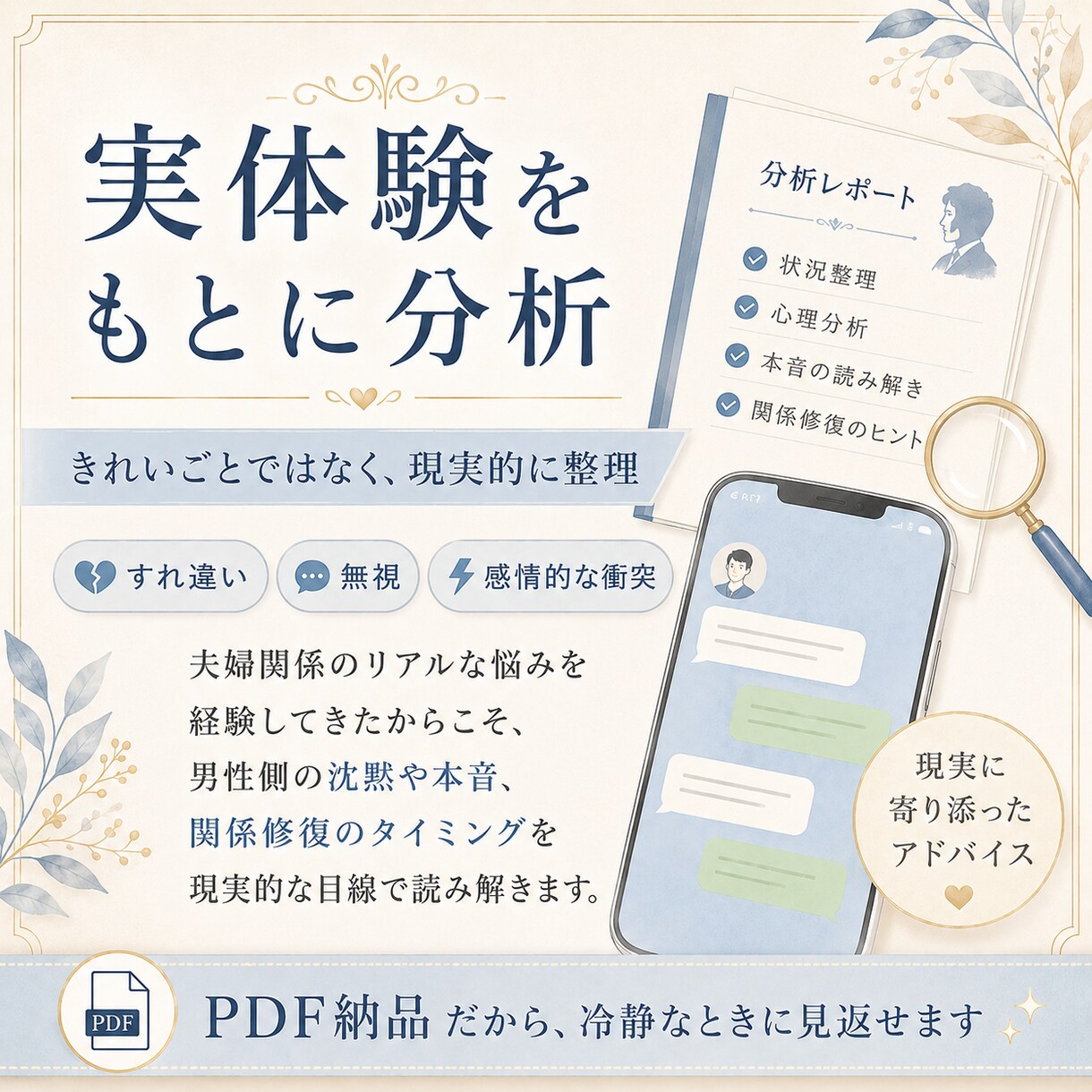 夫の本音をLINEから読み解きます 男性目線で状況整理と返信文を提案 イメージ5
