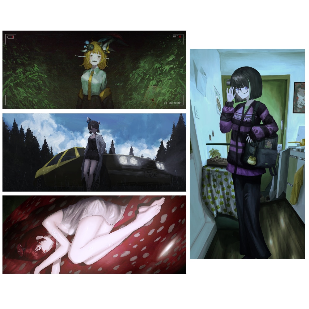 物語の感じられる1枚を描きます ボカロ楽曲や歌ってみた、ゲームなどの特別な1枚に。 イメージ1