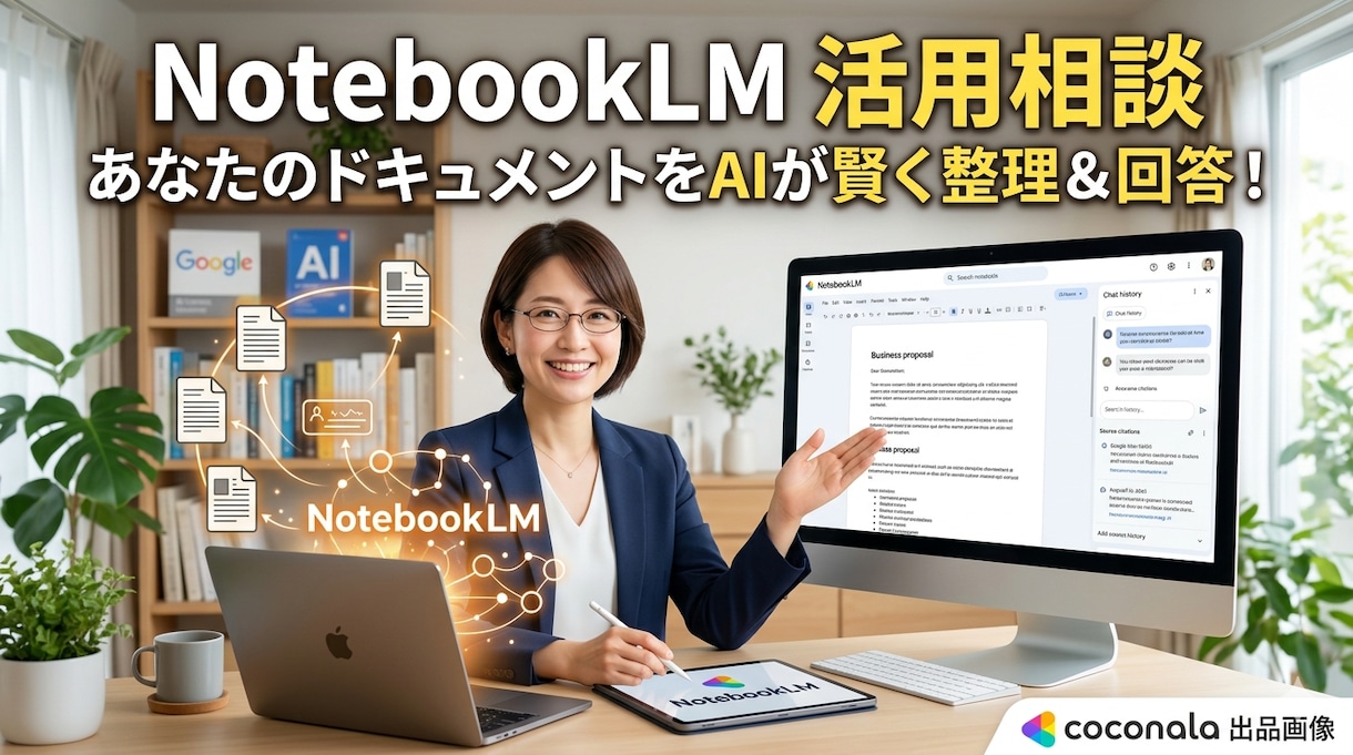 話題のNotebookLMで自分専用AIを作ります 資料整理はAIに丸投げ。自分専用AIの作り方を丁寧に伝授 イメージ1