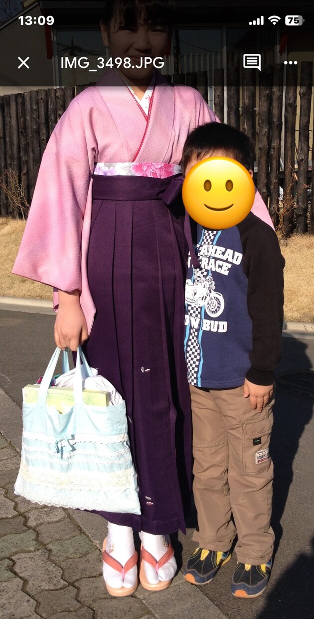 袴の着付け5,500円（税込）で承ります 卒園式、卒業式は袴で！お子様から大人まで承ります イメージ4