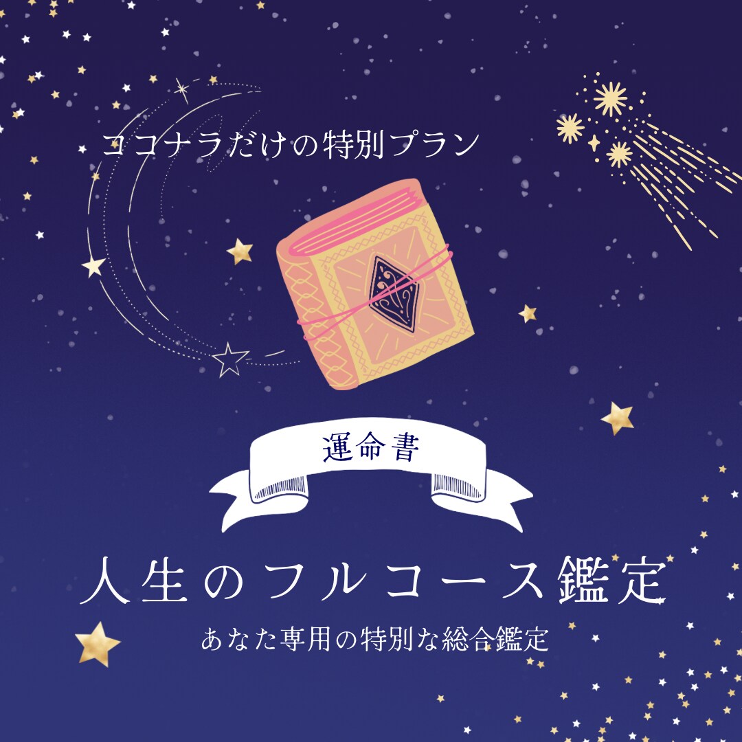 恋と人生のフルコース鑑定 - 特別な運命書作ります 【毎月20名限定】鑑定歴12年｜恋愛・人生・金運・健康・開運 イメージ1